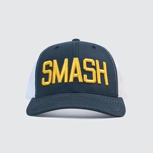 SMASH Navy and White Trucker Hat